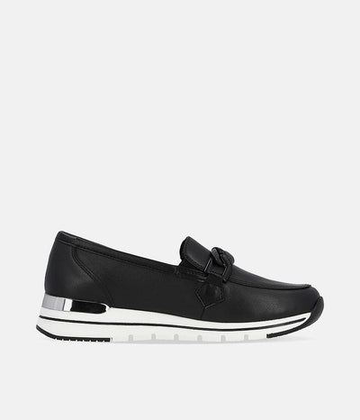 Remonte Sporty Stylish Black Loafers