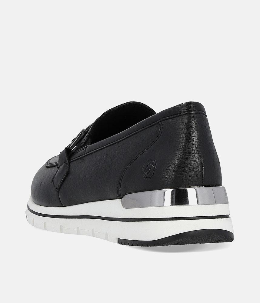 Remonte Sporty Stylish Black Loafers