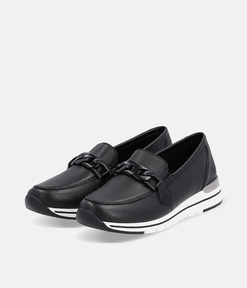 Remonte Sporty Stylish Black Loafers