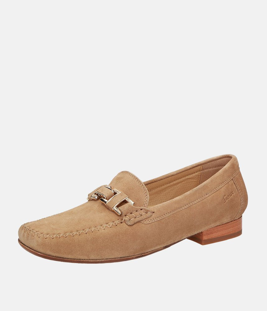 Sioux Stylish Camel Suede Shoes