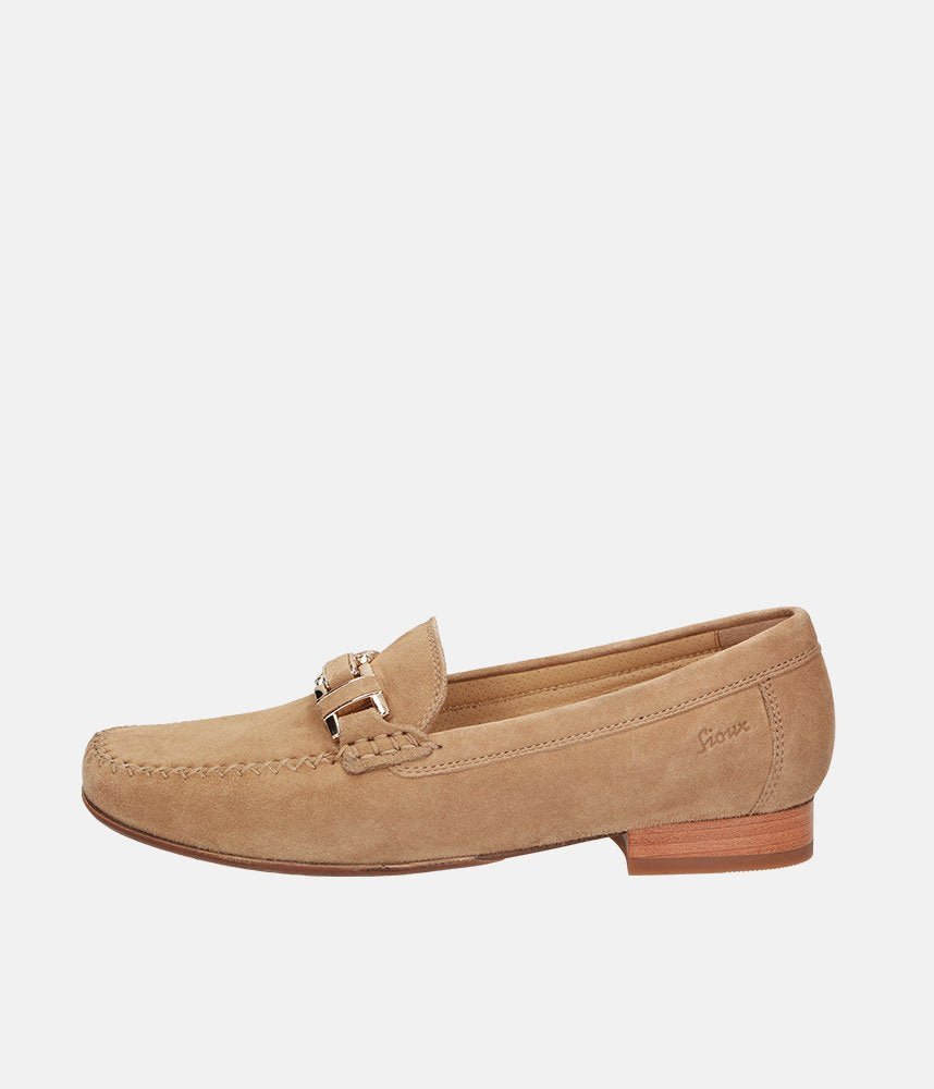 Sioux Stylish Camel Suede Shoes