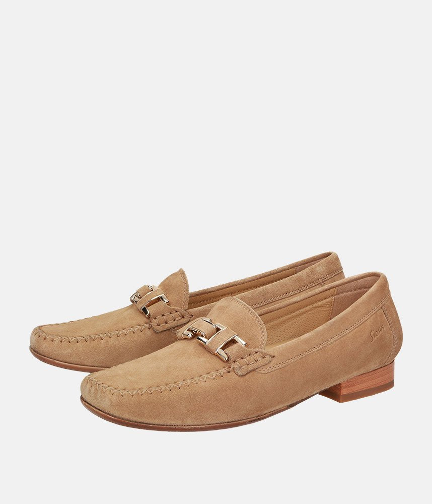 Sioux Stylish Camel Suede Shoes