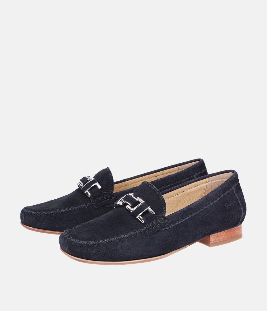 Sioux Stylish Navy Suede Shoes