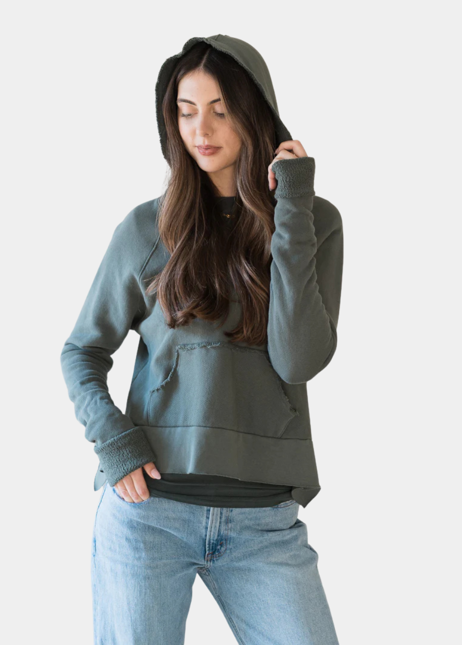 Loop Crop Hoodie