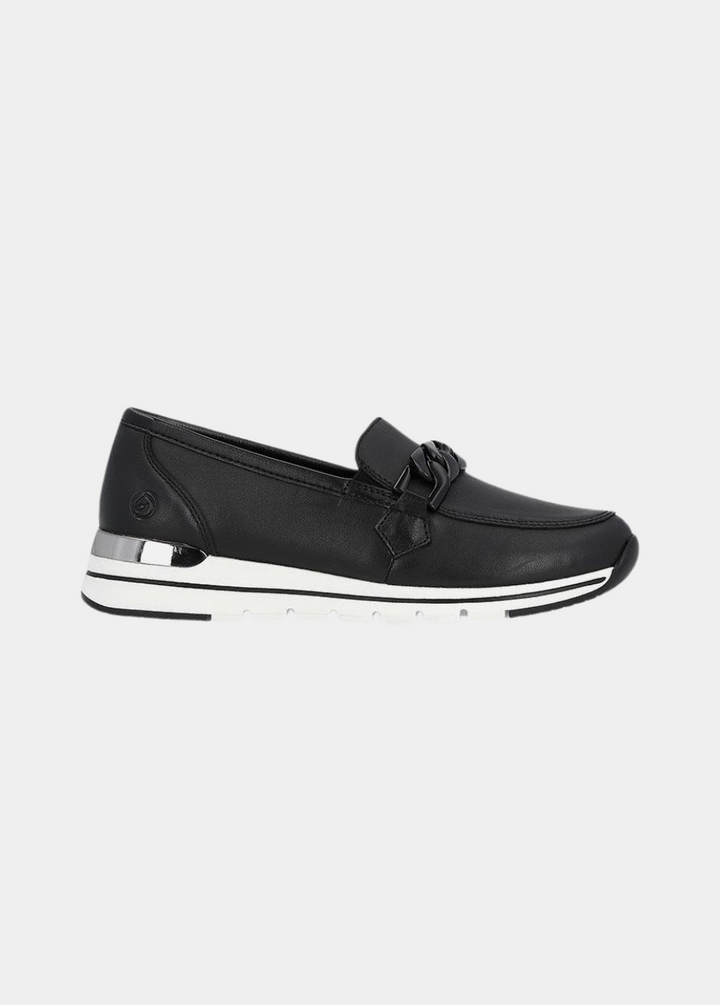 Remonte Sporty Stylish Black Loafers