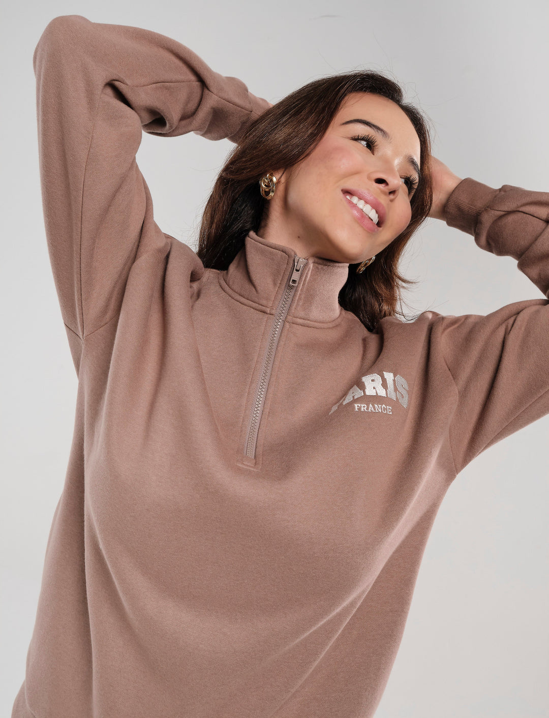 Premium Tall Women's Quarter Zip Sweatshirt