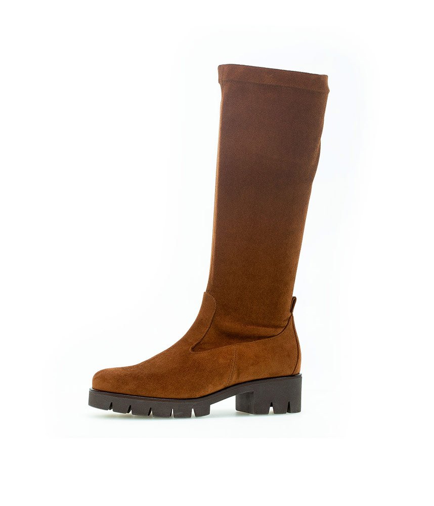 Gabor Fabulous Long Suede Brown Boots