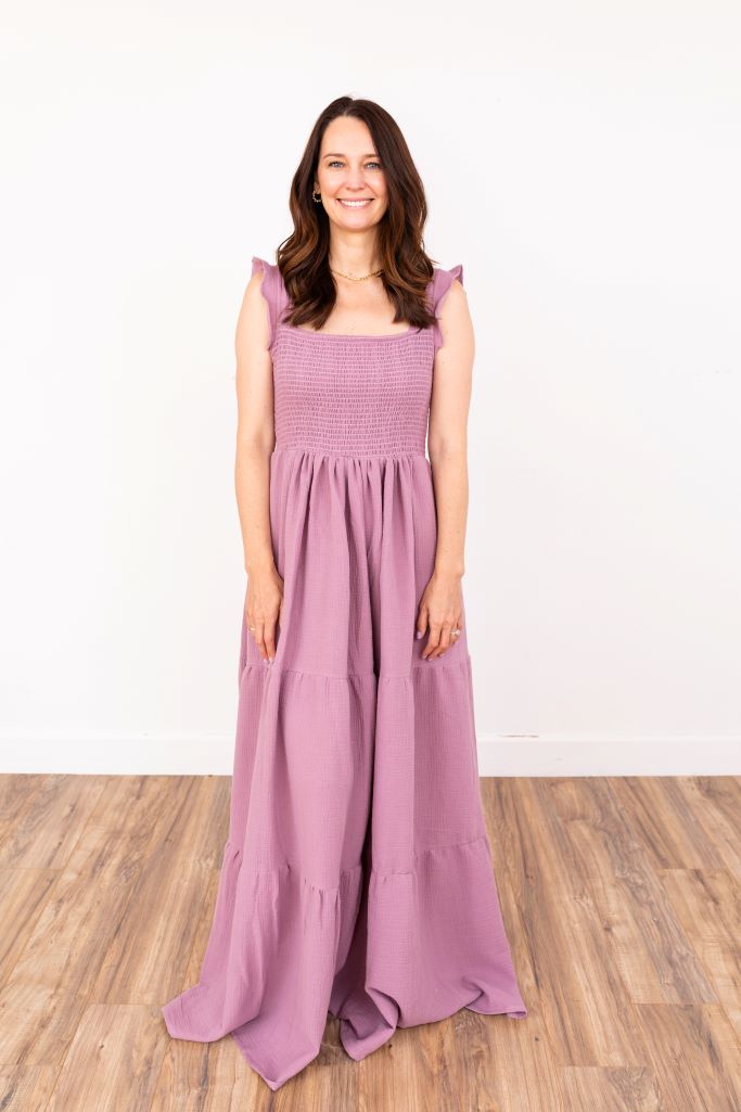 Tiered Cotton Maxi Dress