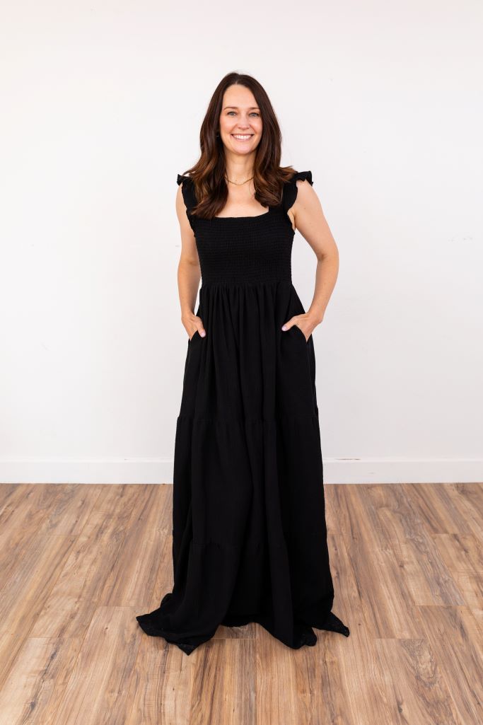 Tiered Cotton Maxi Dress