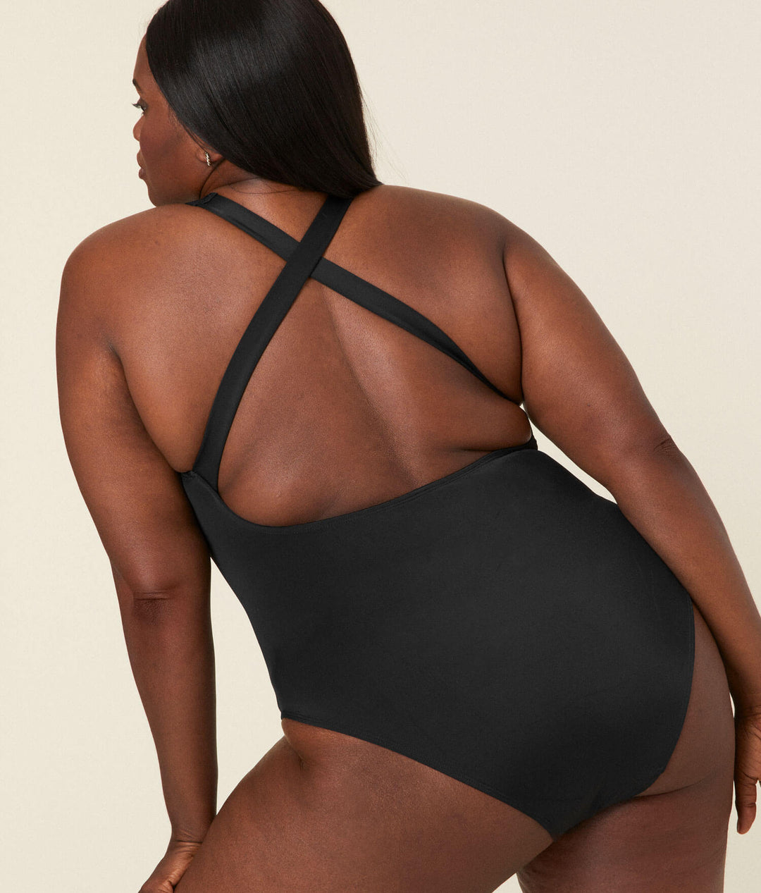 The Tulum One Piece - Flat - Black - Long Torso