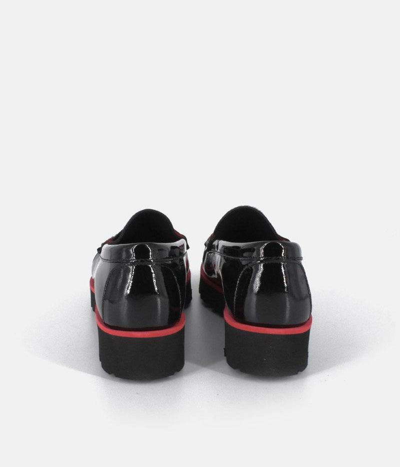 Vittoria Mengoni Gorgeous Black/Tartan Loafers