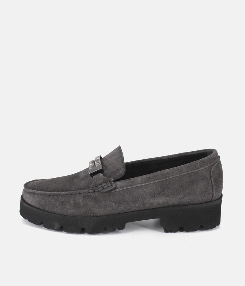 Vittoria Mengoni Plush Grey Premium Loafers