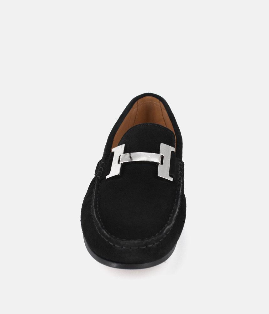 Vittoria Mengoni Premium Black Velour Loafers