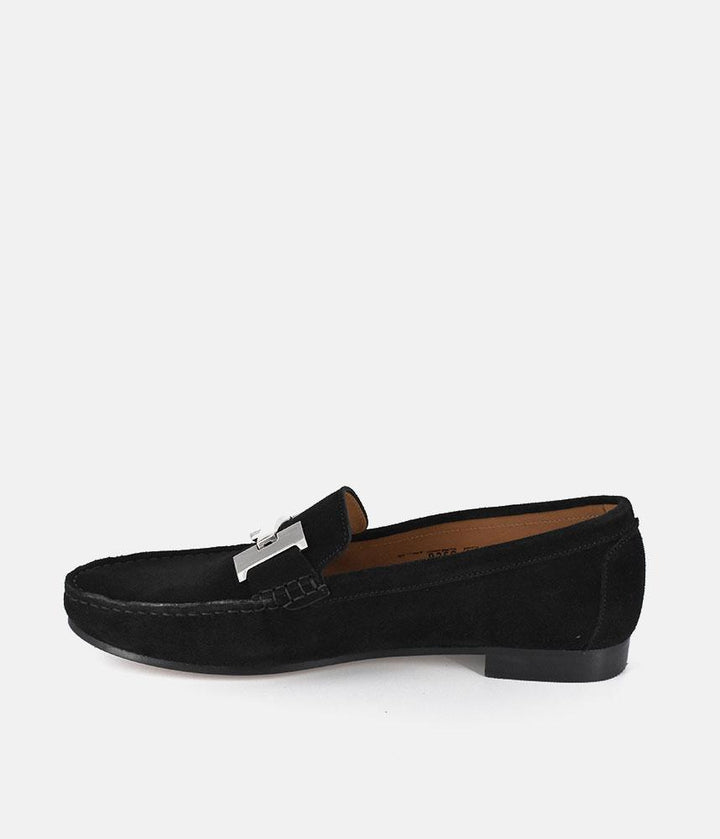 Vittoria Mengoni Premium Black Velour Loafers