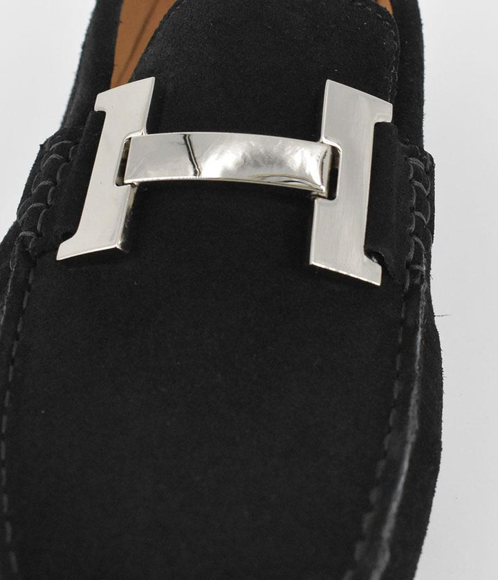 Vittoria Mengoni Premium Black Velour Loafers