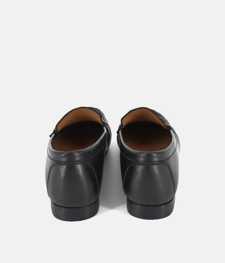 Vittoria Mengoni Premium Black Leather Loafers