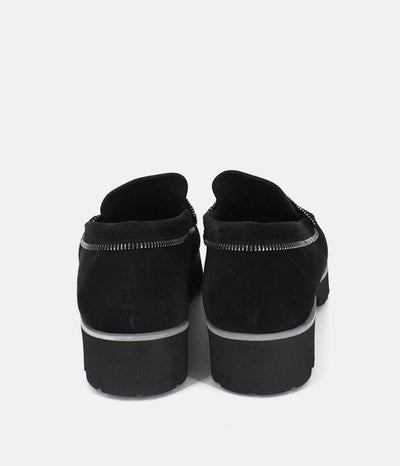 Vittoria Mengoni Plush Black Premium Loafers