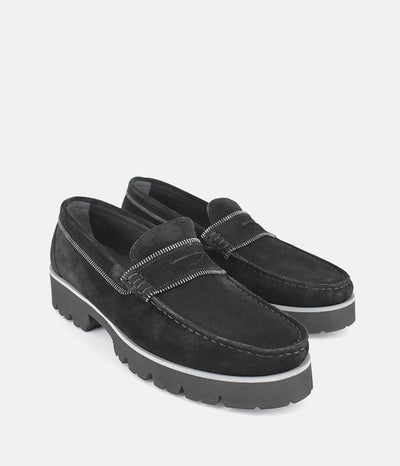 Vittoria Mengoni Plush Black Premium Loafers