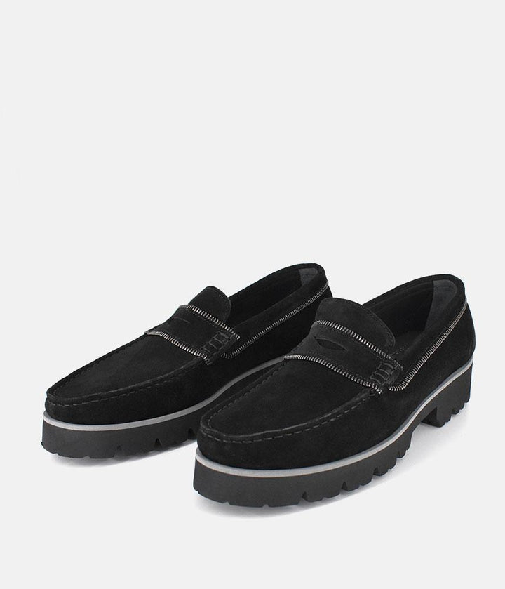 Vittoria Mengoni Plush Black Premium Loafers