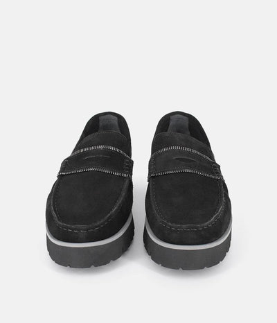 Vittoria Mengoni Plush Black Premium Loafers