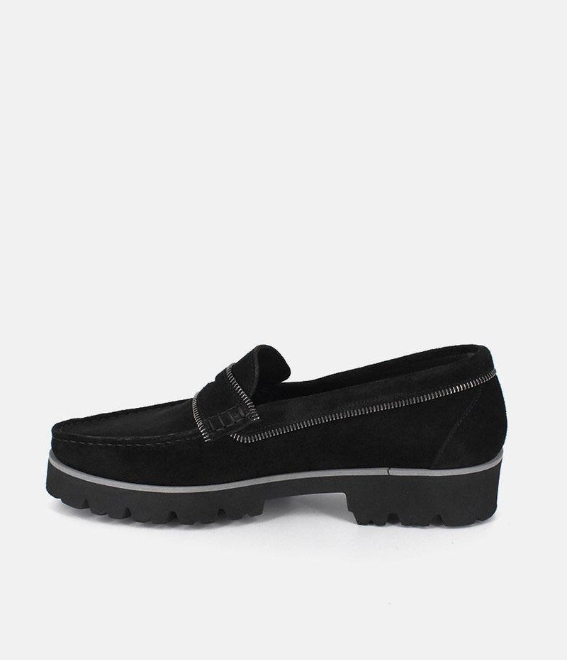 Vittoria Mengoni Plush Black Premium Loafers