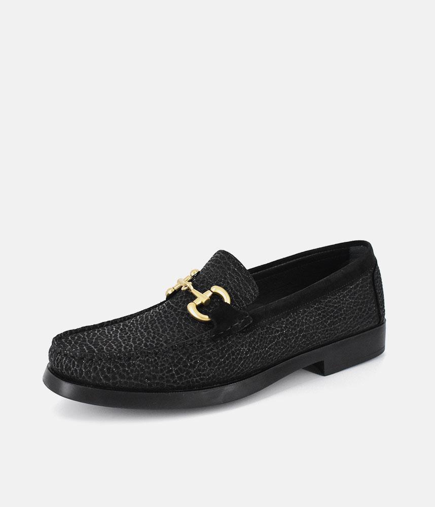 Vittoria Mengoni Dressy Black Leather Loafers