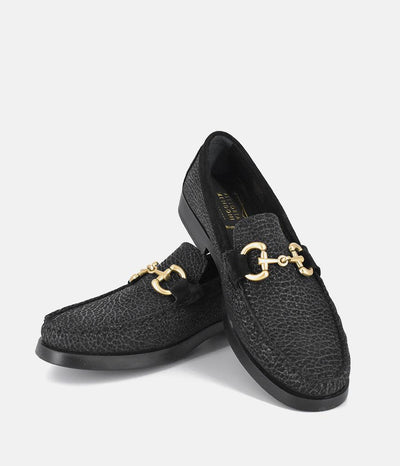 Vittoria Mengoni Dressy Black Leather Loafers