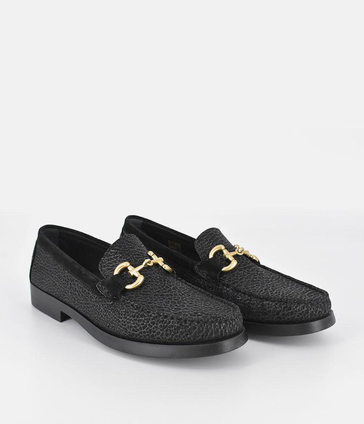 Vittoria Mengoni Dressy Black Leather Loafers