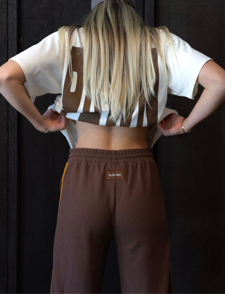 Waffle Track Pants