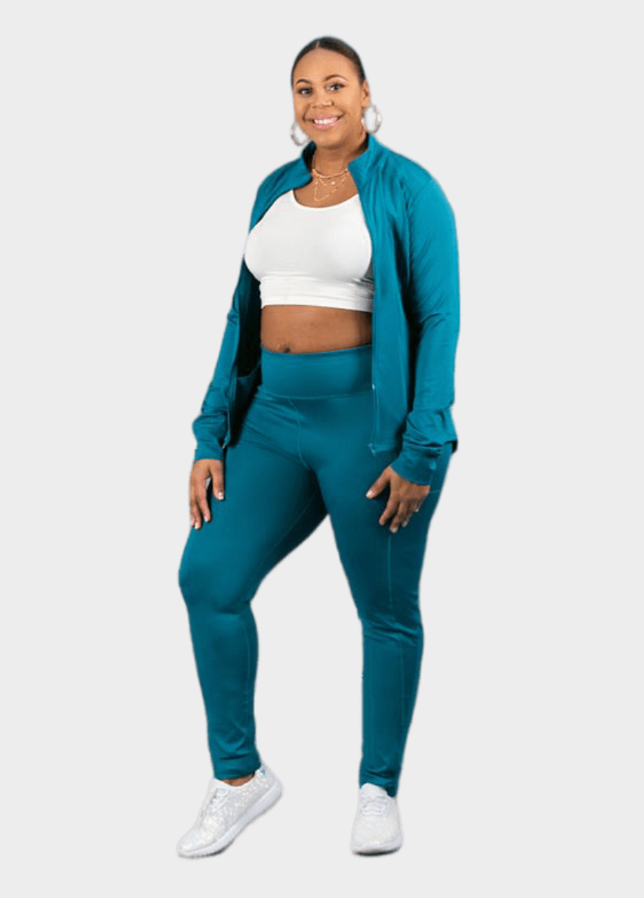 Grind Mode Leggings - Teal