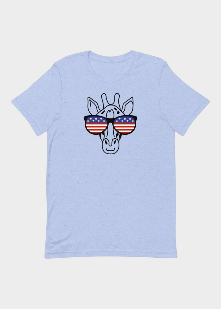 Patriotic Giraffe T-Shirt