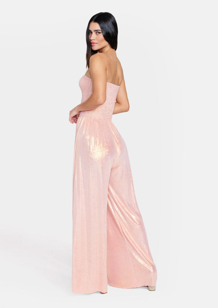 Tall Athena Strapless Flowy Jumpsuit