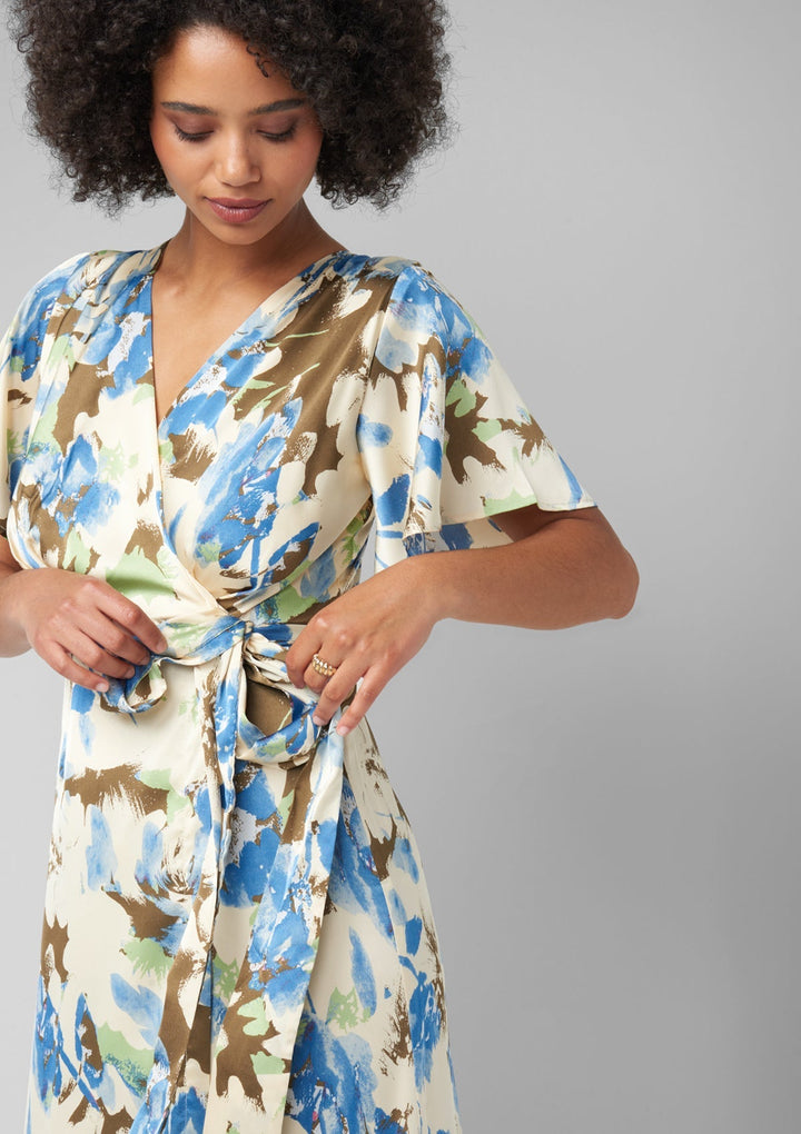 Tall Vera Silky Floral Maxi Dress