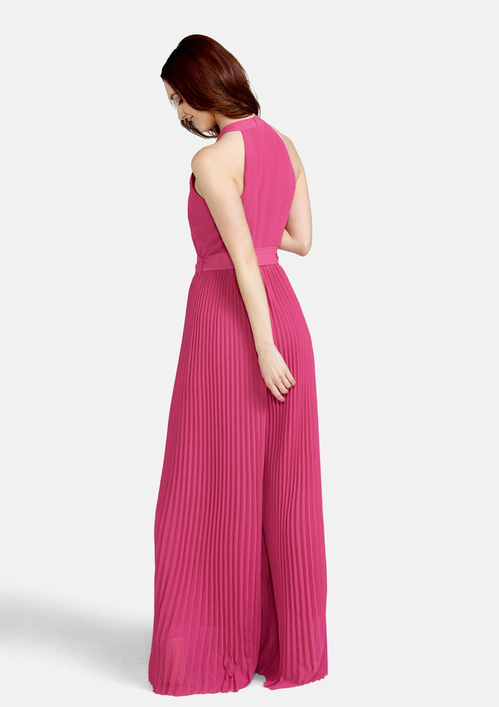 Tall Zandaya Pleated Wide Leg Jumpsuit