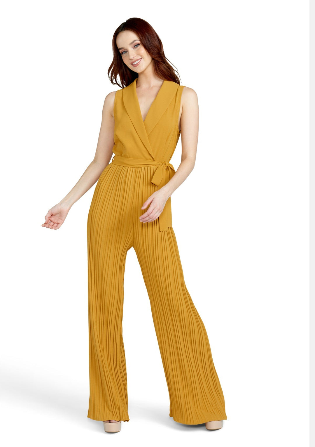 Tall Ashley Pleated Jumpsuit