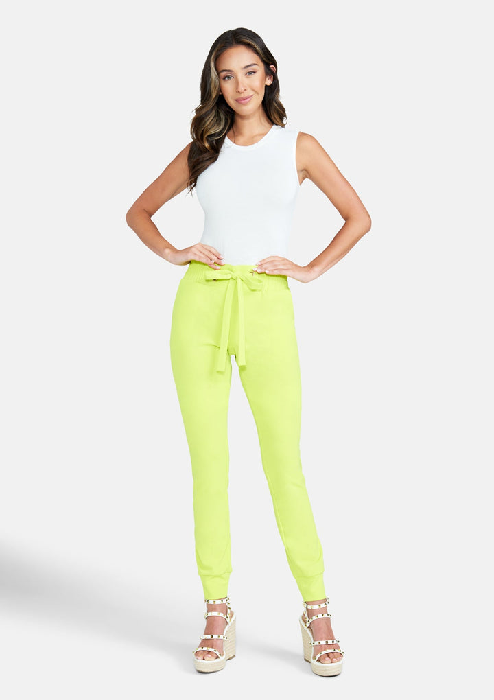 Tall Tianna Tie Waist Crepe Joggers