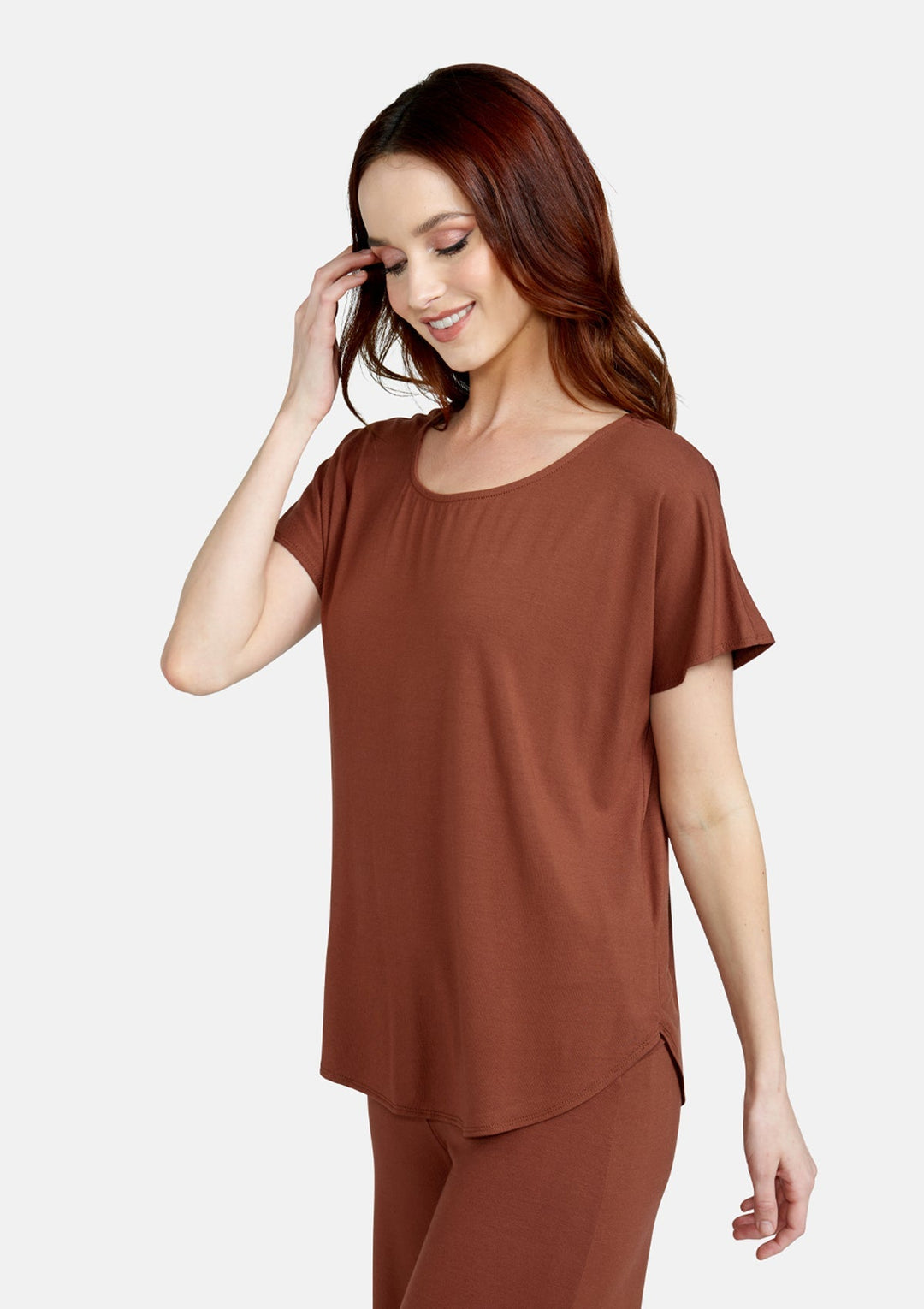 Tall Evelyn Scoop Neck Top