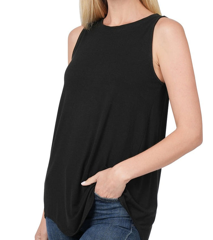 Zenana Luxe Round Neck Tank