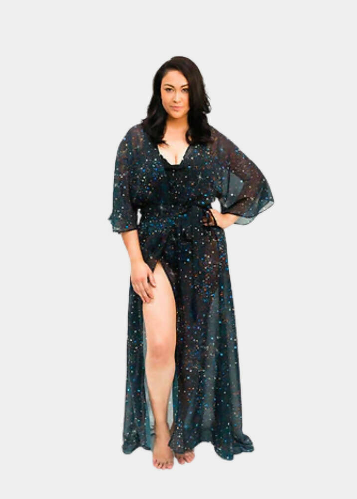 Liv Wrap Galaxy Swimsuit Coverup