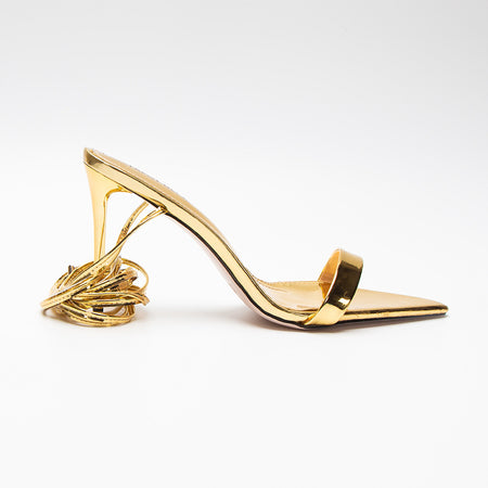 Blaze Sandal - Gold | Lace-Up Sandal Heels | Tall Size