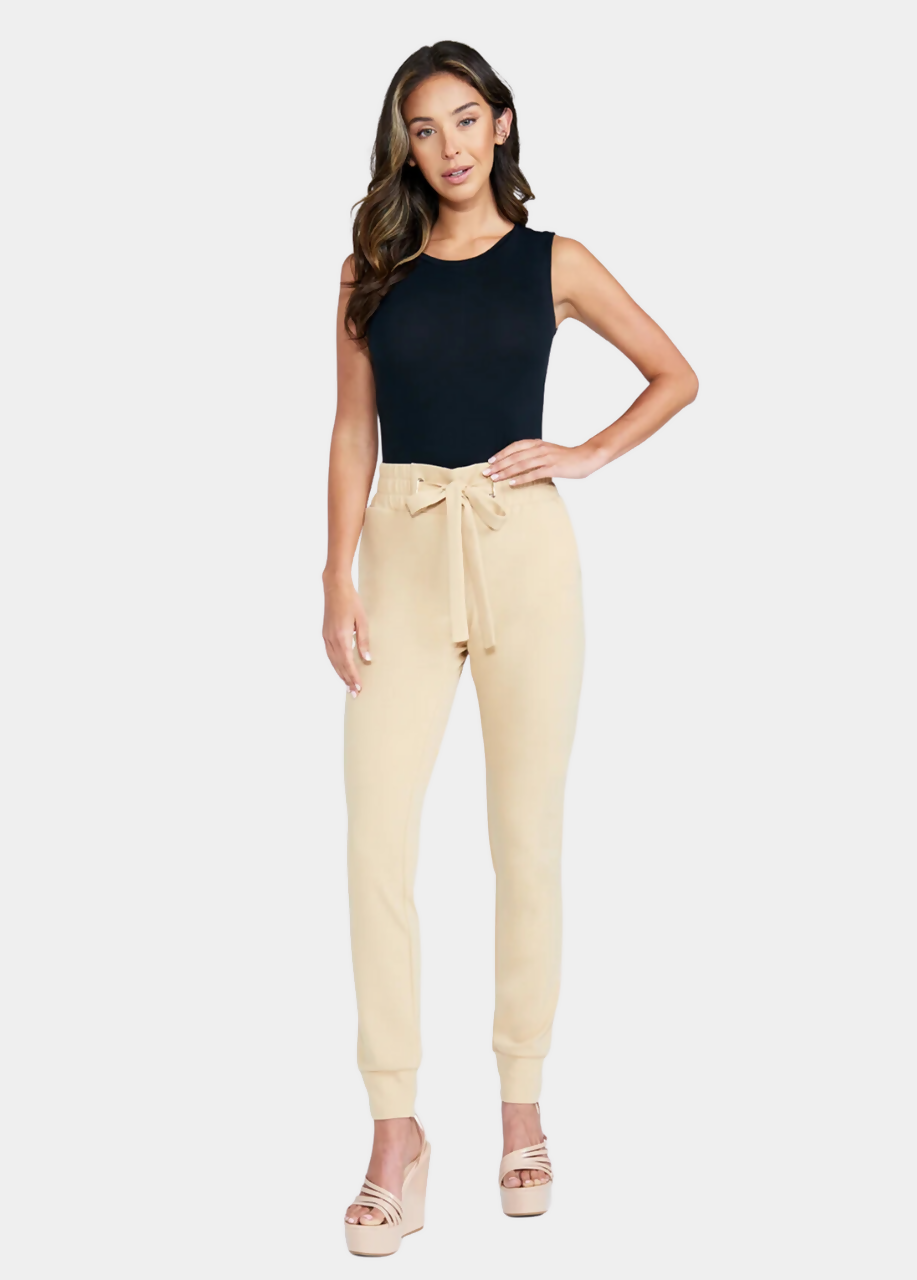 Tall Tianna Tie Waist Crepe Joggers