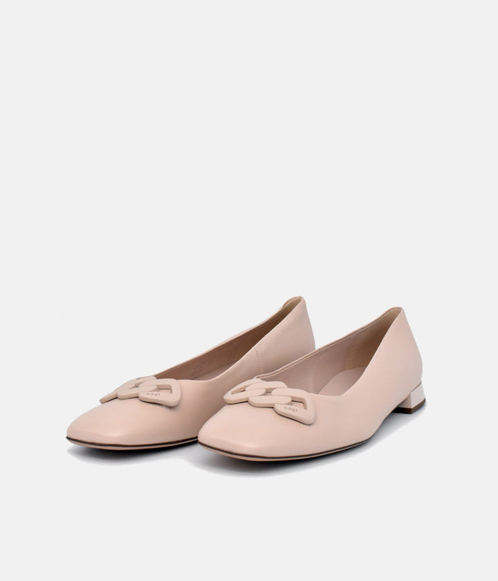 Hogl Stylish Neutral Ballerina Flats