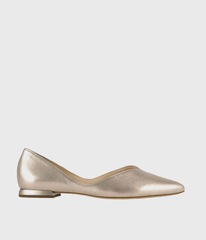 Hogl Chic Metallic Gold Flats