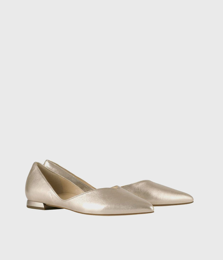 Hogl Chic Metallic Gold Flats