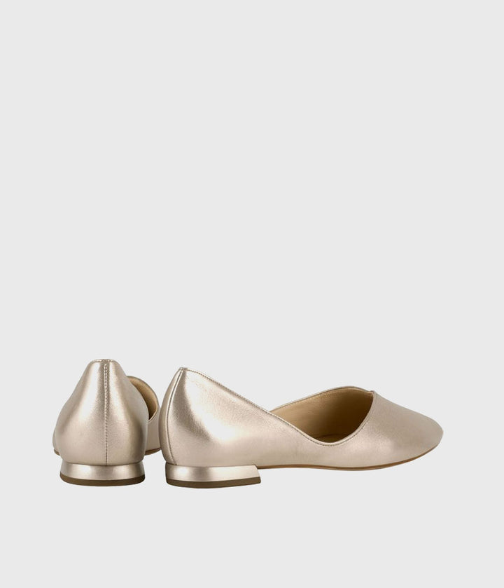 Hogl Chic Metallic Gold Flats