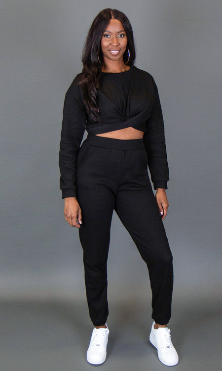 Weekend Leisure Pants - Black