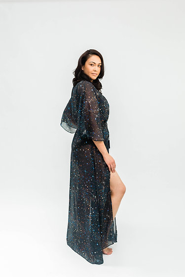 Liv Wrap Galaxy Swimsuit Coverup