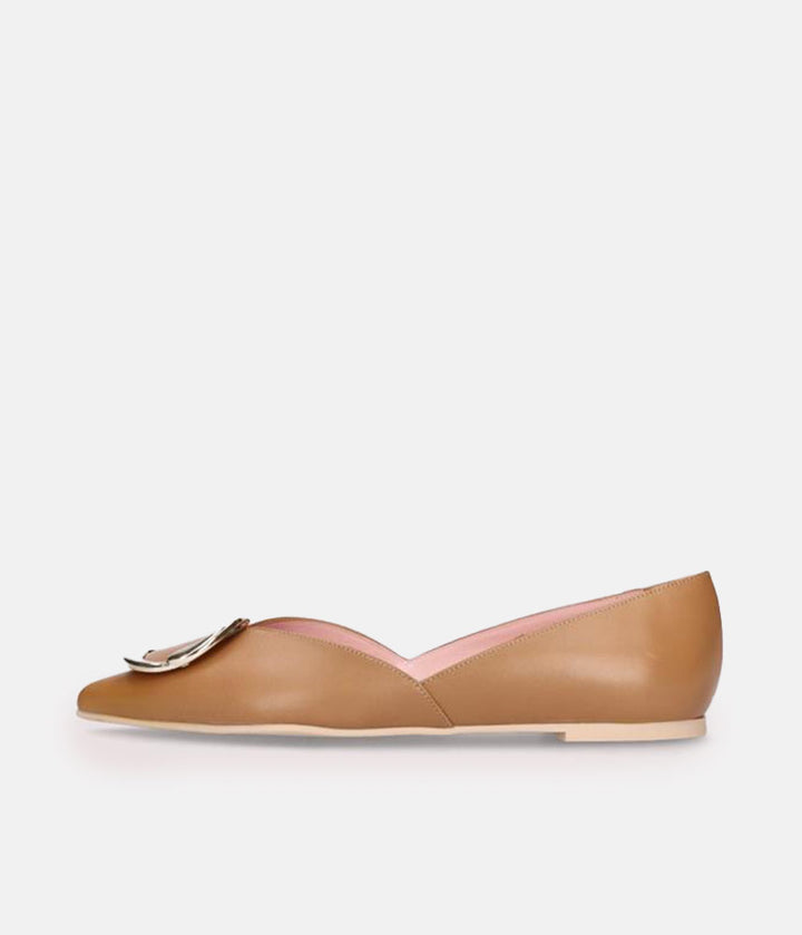 Pretty Ballerina - Chic Brown Pointy Toe