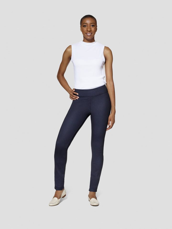 Tall ReverseMoi Brooke Blue/Black Reversible Slim Pant