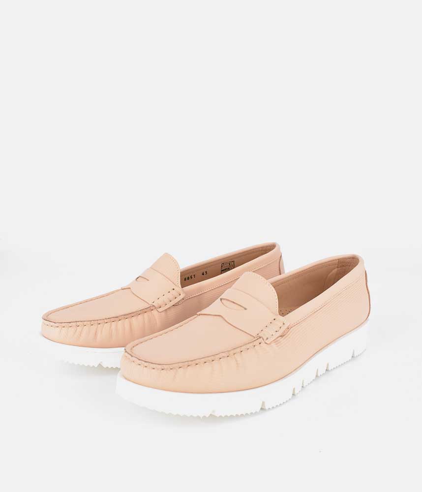 Vittoria Mengoni Premium Beige Loafers